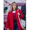Tis the Season to be Merry Rachael Leigh Cook Red Wool Coat
