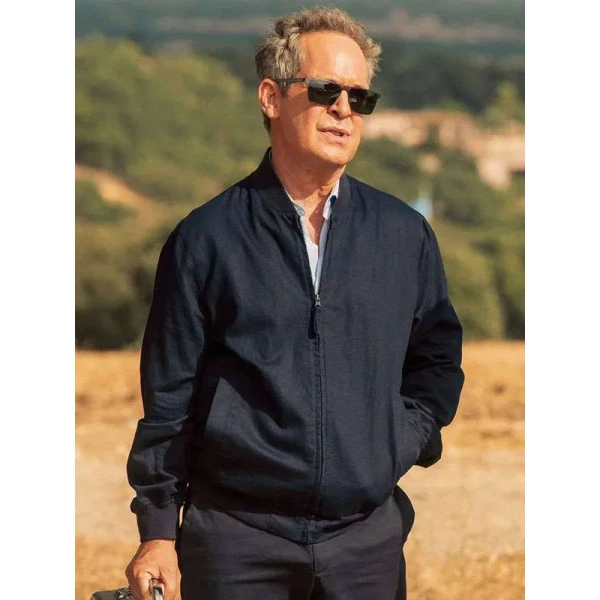 Tom Hollander The Iris Affair Bomber Jacket