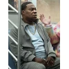 Tracy Morgan Crutch 2025 Grey Bomber Jacket