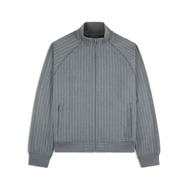 Tracy Morgan Crutch 2025 Grey Bomber Jacket