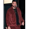 Travis Kelce NYC 2025 Corduroy Jacket