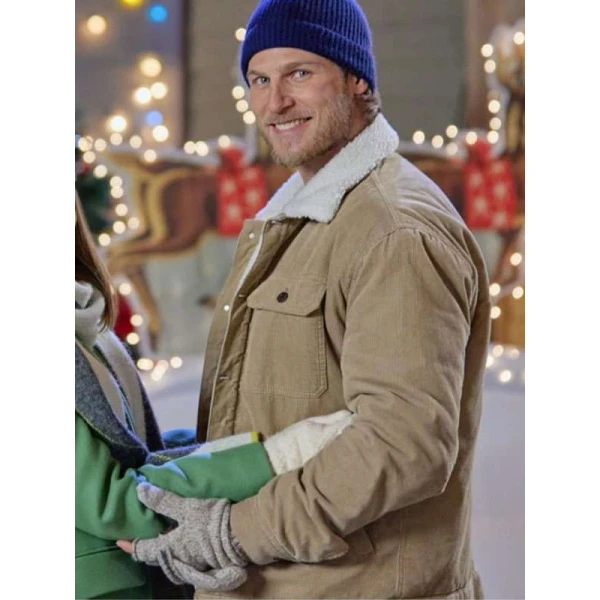 Travis Van Winkle Tis the Season to be Merry Shearling Jacket