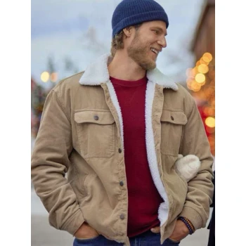 Travis Van Winkle Tis the Season to be Merry Shearling Jacket