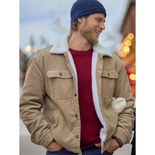 Travis Van Winkle Tis the Season to be Merry Shearling Jacket