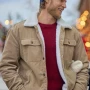 Travis Van Winkle Tis the Season to be Merry Shearling Jacket