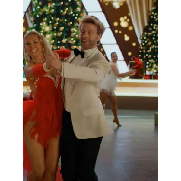 Trent Whiddon Christmas in the Ballroom White Blazer