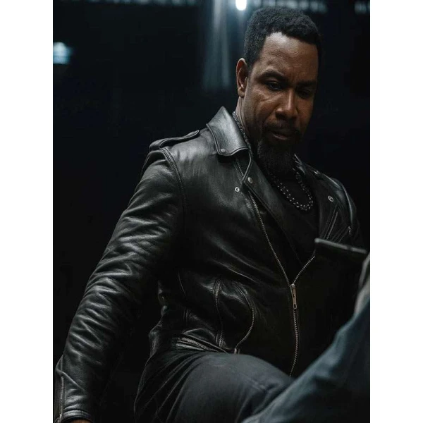 Trouble Man 2025 Michael Jai Leather Jacket Trouble Man 2025 Michael Jai Leather Jacket