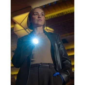 Tuuli Narkle NCIS Sydney Brown Leather Coat