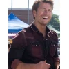 Twisters Glen Powell Brown Shirt