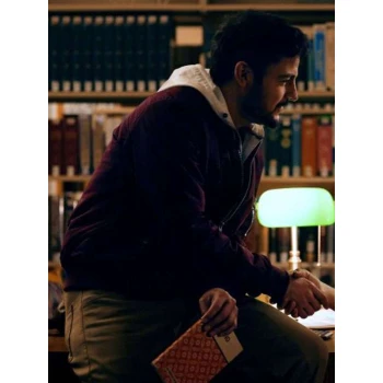 Tyler Hynes Christmas Above the Clouds Bomber Jacket