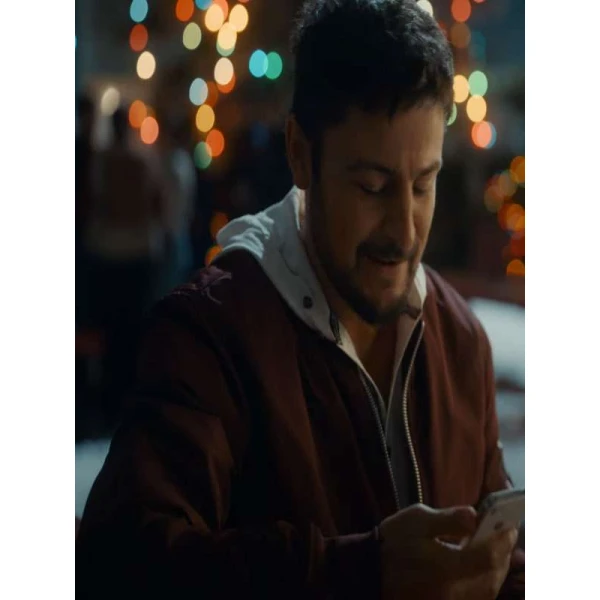 Tyler Hynes Christmas Above the Clouds Bomber Jacket