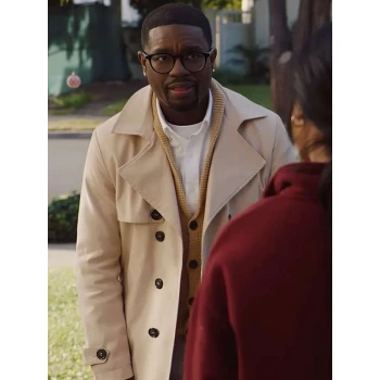 Unexpected Christmas Lil Rel Howery Cotton Coat