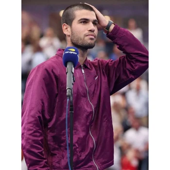 US Open 2025 Carlos Alcaraz Purple Jacket