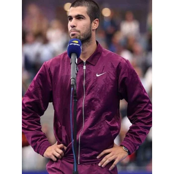 US Open 2025 Carlos Alcaraz Purple Jacket