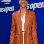 US Open 2025 Jessica Alba Leather Blazer