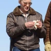 Victoria Moretti Longmire Shearling Bomber Jacket