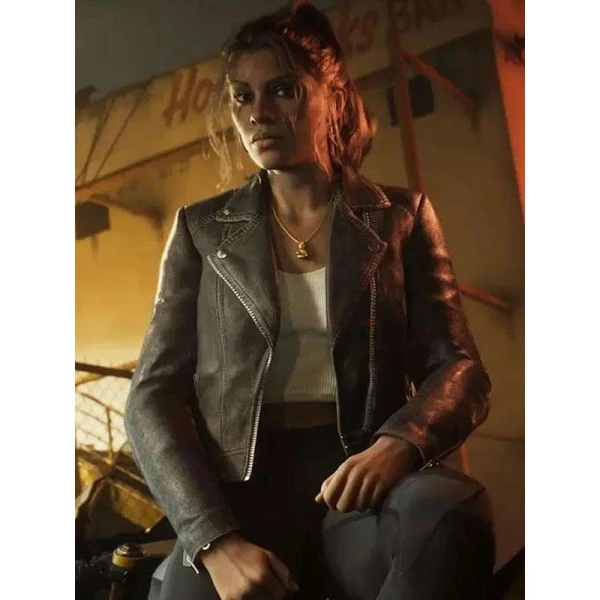 Video Game GTA VI Lucia Caminos Black Jacket