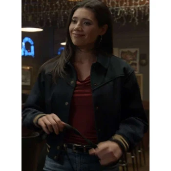 Violet Mikami Chicago Fire S14 Black Bomber Jacket