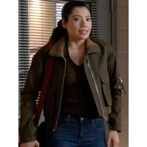 Violet Mikami Chicago Fire S14 Green Cotton Jacket