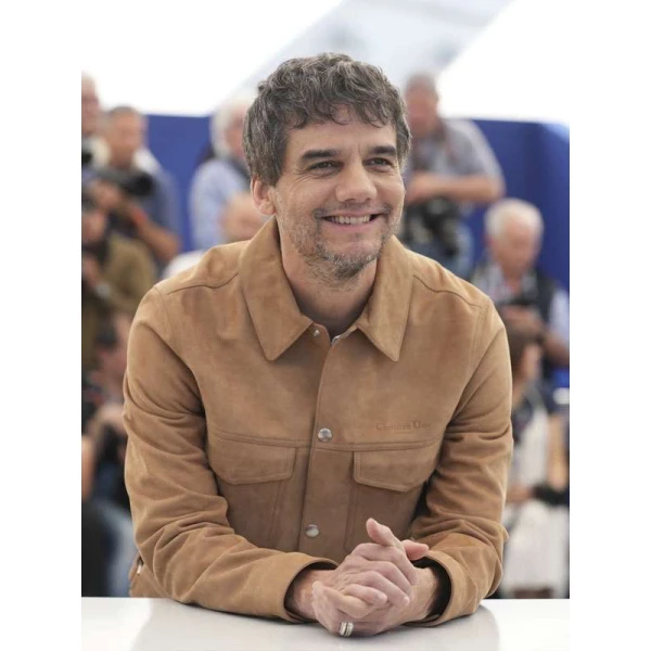 Wagner Moura The Secret Agent Brown Suede Leather Jacket Wagner Moura The Secret Agent Brown Suede Leather Jacket