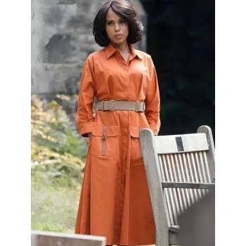Wake Up Dead Man Vera Draven Orange Coat Wake Up Dead Man Vera Draven Orange Coat