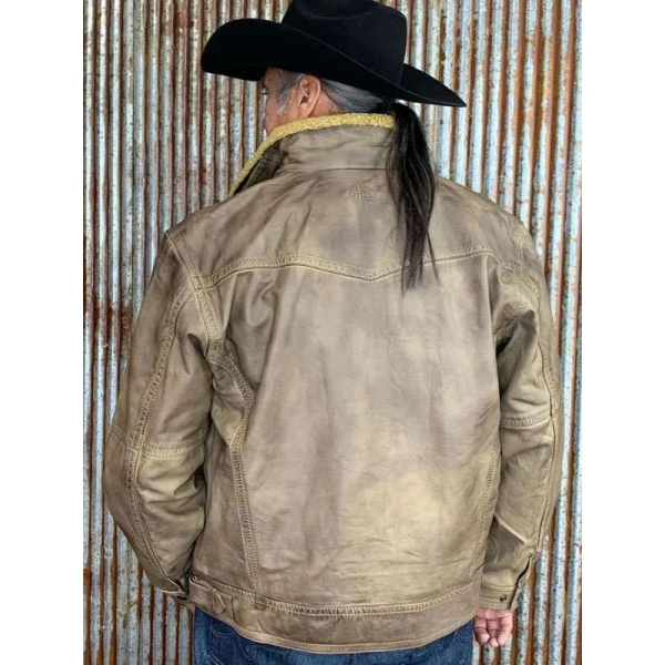 Walt Longmire Brown Leather Jacket Walt Longmire Brown Leather Jacket