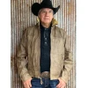 Walt Longmire Brown Leather Jacket Walt Longmire Brown Leather Jacket