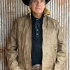 Walt Longmire Brown Leather Jacket