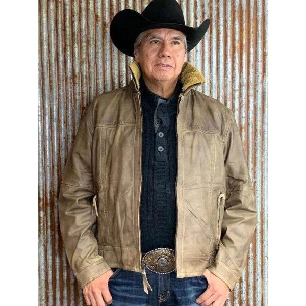 Walt Longmire Brown Leather Jacket Walt Longmire Brown Leather Jacket