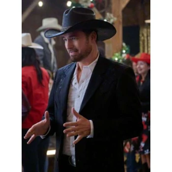 Warren Christie A Royal Montana Christmas Black Blazer