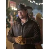Warren Christie A Royal Montana Christmas Brown Leather Jacket Warren Christie A Royal Montana Christmas Brown Leather Jacket