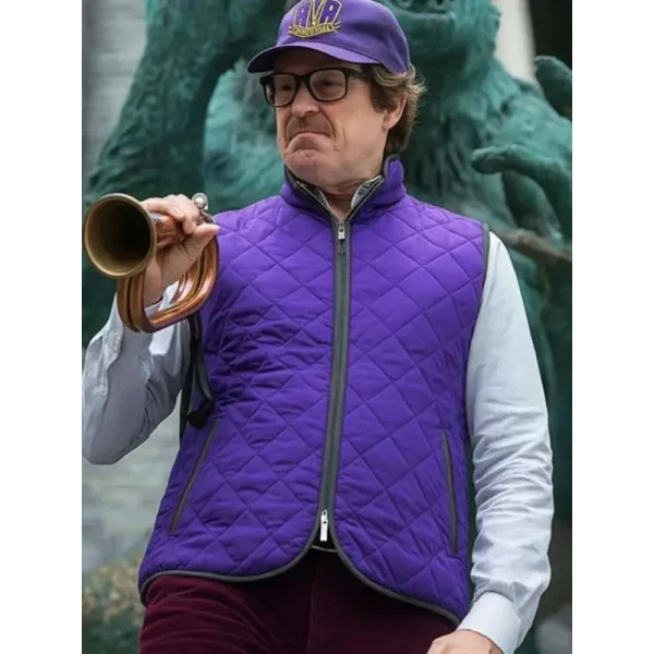 Wednesday S02 Barry Dort Purple Vest Wednesday S02 Barry Dort Purple Vest