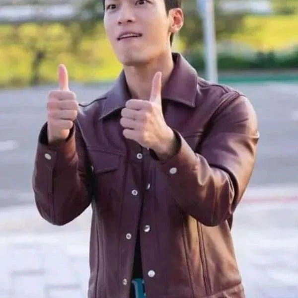 Wi Ha-joon Bad and Crazy Leather Jacket Wi Ha-joon Bad and Crazy Leather Jacket