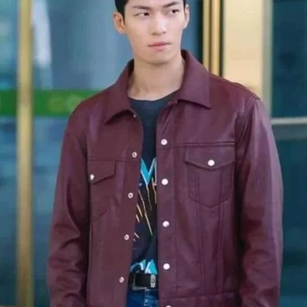 Wi Ha-joon Bad and Crazy Leather Jacket Wi Ha-joon Bad and Crazy Leather Jacket
