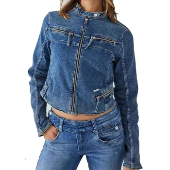 Wild Cherry S01 Amelia May Blue Denim Jacket