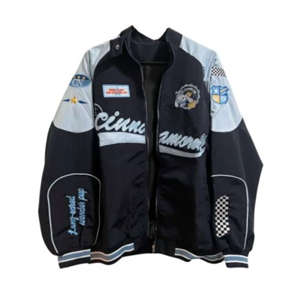 Women Blue Cinnamoroll Racer Jacket