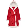 Women Christmas Hooded Robe