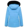 Women Winter Blue Puffer Jacket