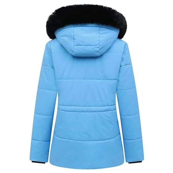 Women Winter Blue Puffer Jacket
