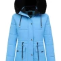 Women Winter Blue Puffer Jacket