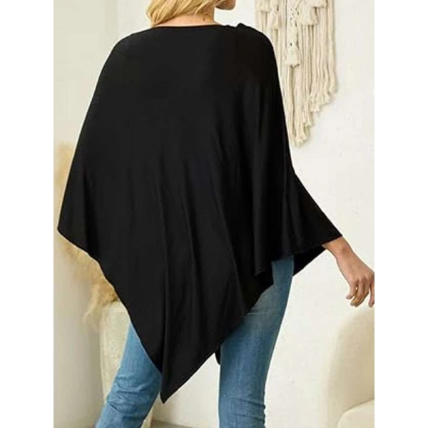Women’s Asymmetric Poncho
