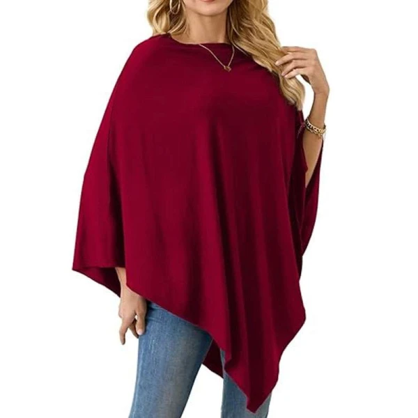 Women’s Asymmetric Poncho