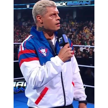 Wrestler Cody Rhodes Stars and Stripes Jacket