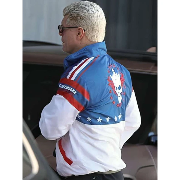 Wrestler Cody Rhodes Stars and Stripes Jacket