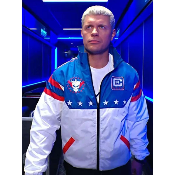 Wrestler Cody Rhodes Stars and Stripes Jacket