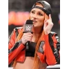 WWE Becky Lynch Red and Black Leather Jacket