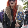 WWE Becky Lynch Shearling Leather Jacket WWE Becky Lynch Shearling Leather Jacket