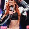 Becky Lynch WWE Raw White and Black Zipper Leather Jacket Becky Lynch WWE Raw White and Black Zipper Leather Jacket