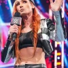 Becky Lynch WWE Raw White and Black Zipper Leather Jacket Becky Lynch WWE Raw White and Black Zipper Leather Jacket