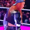 Becky Lynch WWE Raw White and Black Zipper Leather Jacket Becky Lynch WWE Raw White and Black Zipper Leather Jacket